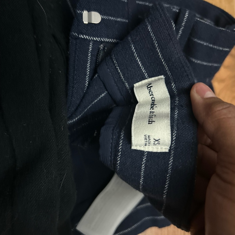 Abercrombie & Fitch Black, Gray, and Pinstripe Pants - Picture 6 of 8